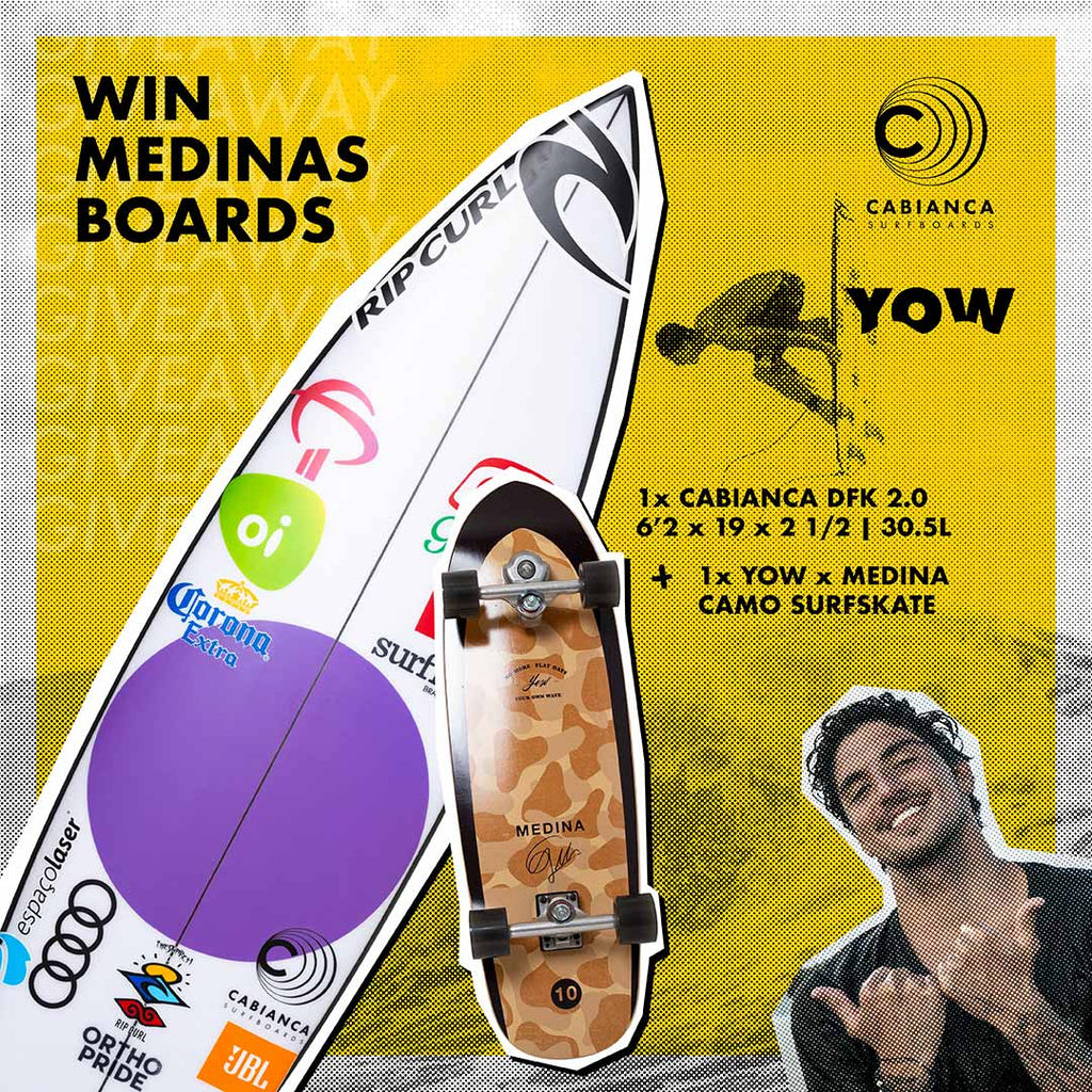 yow and garbriel medina giveaway a surfboard and surfskate cabianca