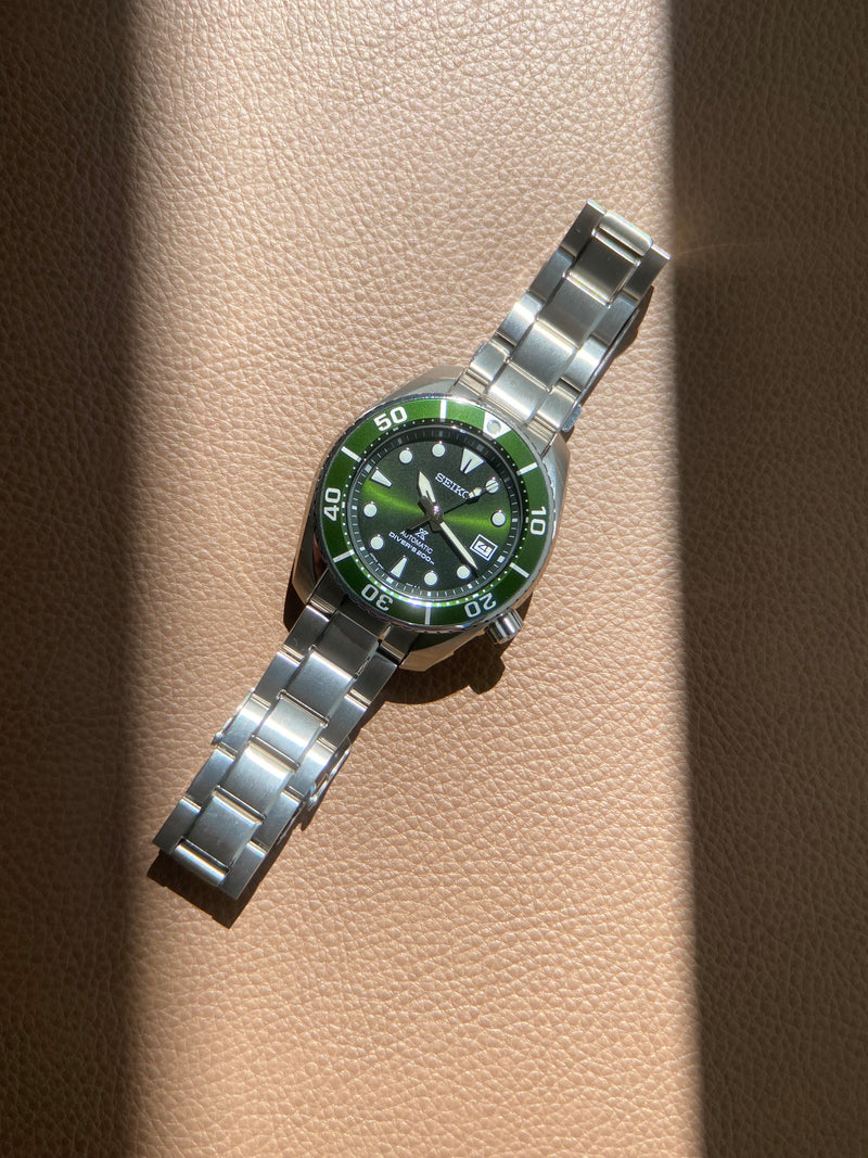 Seiko Prospex Turtle Sunburst Green – Olea Luxury