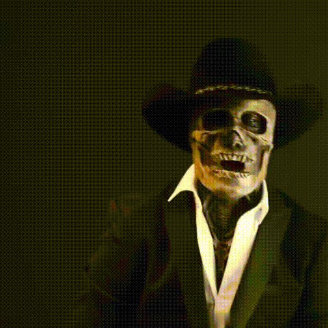 Biochemical Skeleton Mask For Halloween
