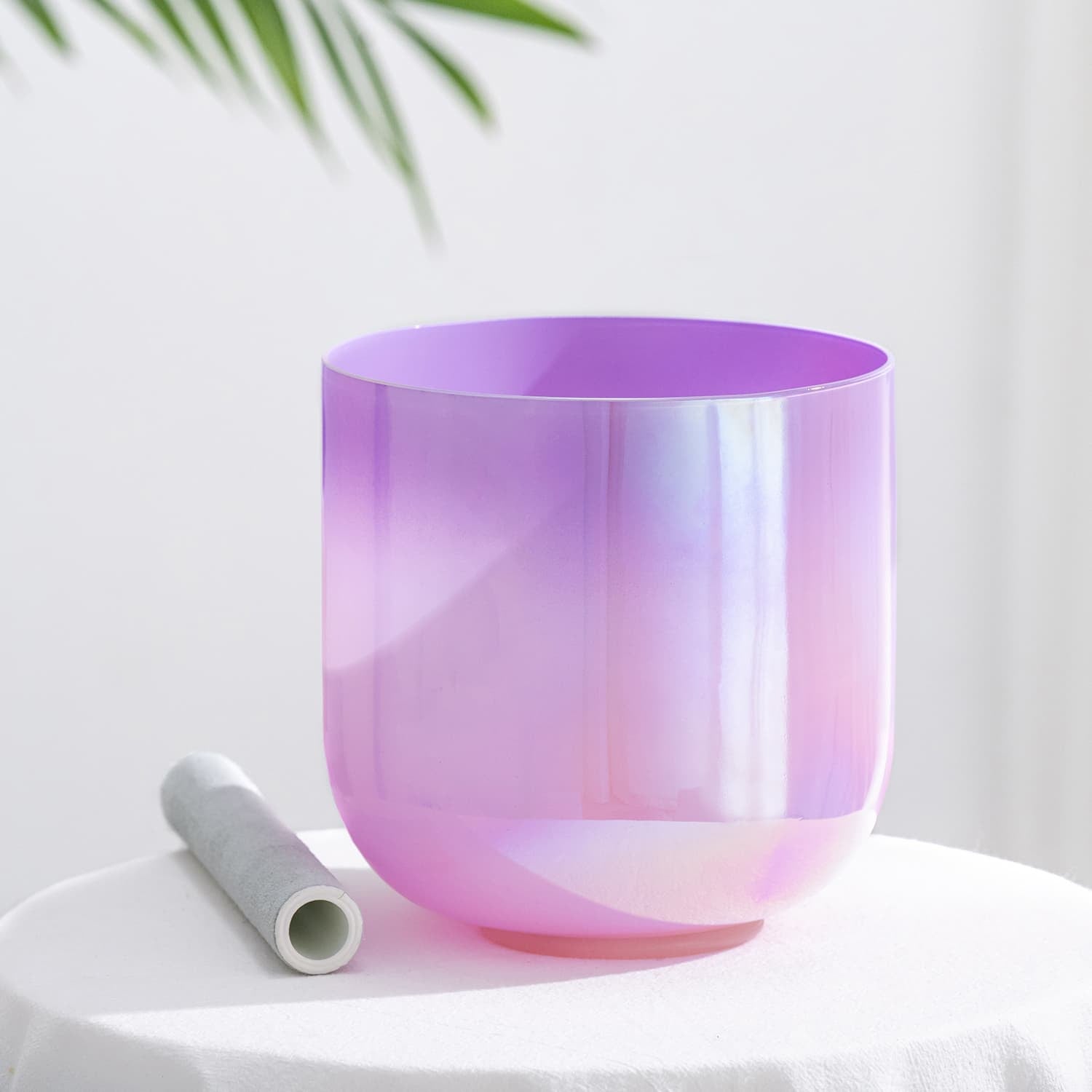 CVNC Crystal Dream purple and pink Alchemy Singing Bowl with Carrier Bag For Meditation Healing