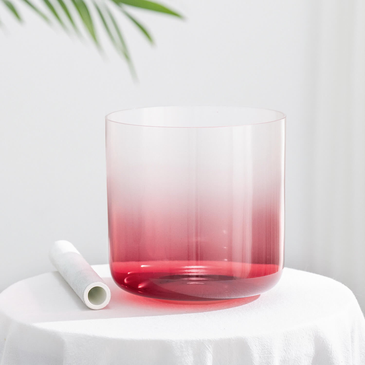 CVNC Aria Crystal Vermilion Alchemy Singing Bowl with Carrier Bag For Meditation Healing