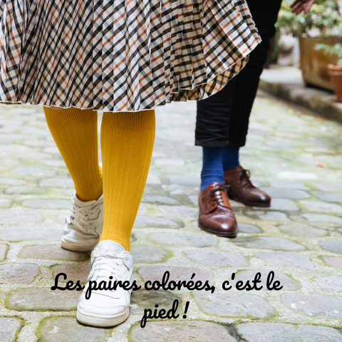 Les paires colorées, c'est le pied !