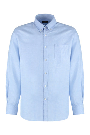 Linen and cotton shirt-0