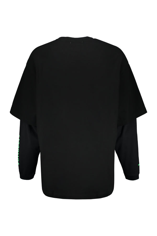 Long sleeve cotton t-shirt-1