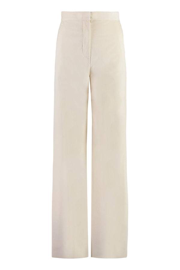 Tritone corduroy trousers-0