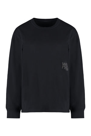 Long sleeve cotton t-shirt-0