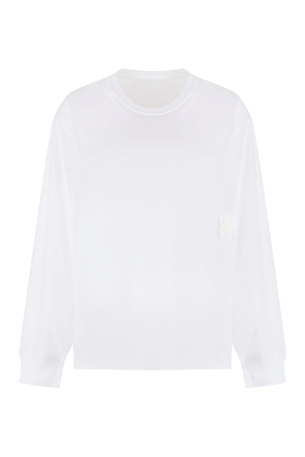 Long sleeve cotton t-shirt-0