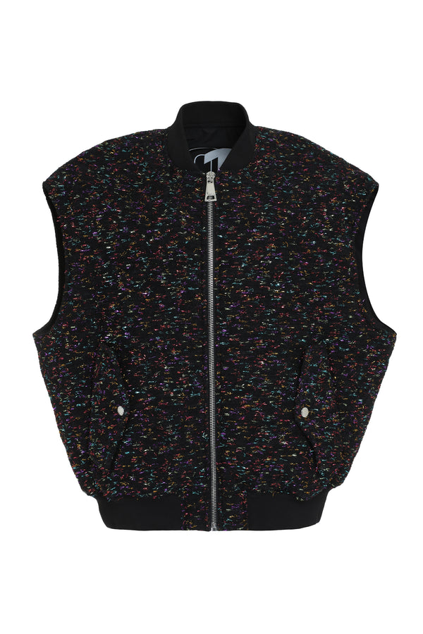 Lurex tweed waistcoat-1