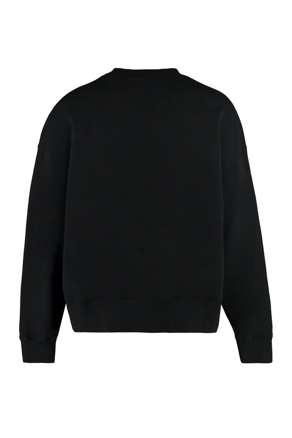 Cotton crew-neck sweatshirt-1