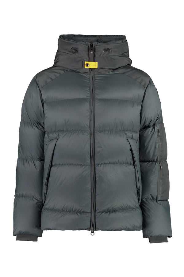 Lexert hooded nylon down jacket-0