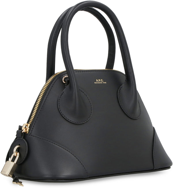 Emma small leather boston bag-2