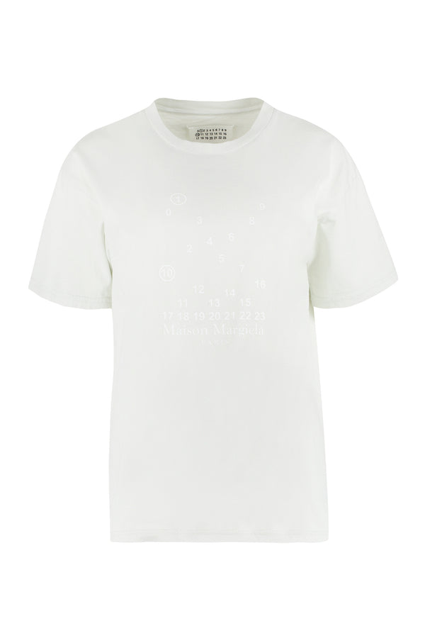 Cotton crew-neck T-shirt-0