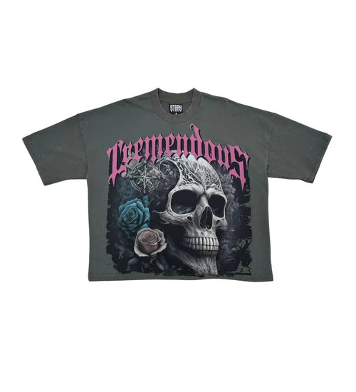 Men's Wide Crop Fit Drop Shoulders T-Shirt