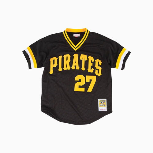 Mitchell & Ness Authentic Kent Tekulve Pittsburgh Pirates 1982 MLB Pullover Jersey Black / S