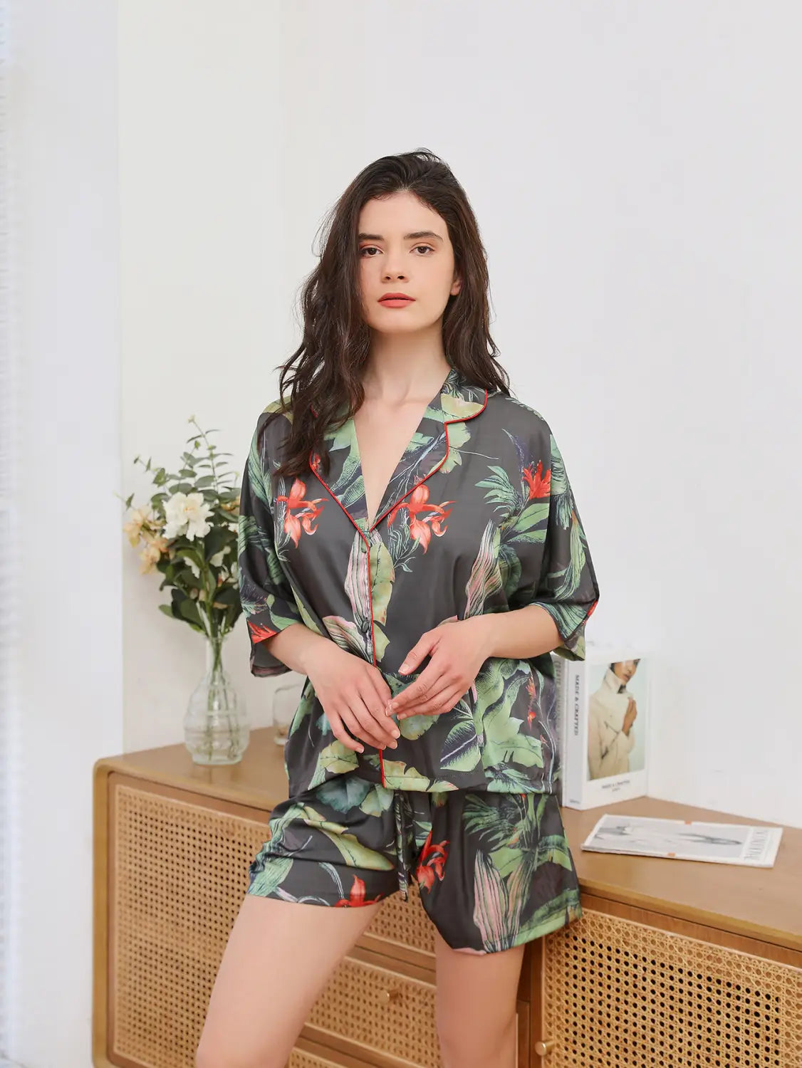 Tropical Print Lounge Set - Effortless Style, Endless Comfort