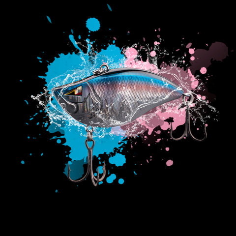 Ark Elite Lipless Crankbaits Z53 Chart/Blue Back