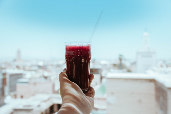 Drink rosehip juice for your daily intake of vitamin c 