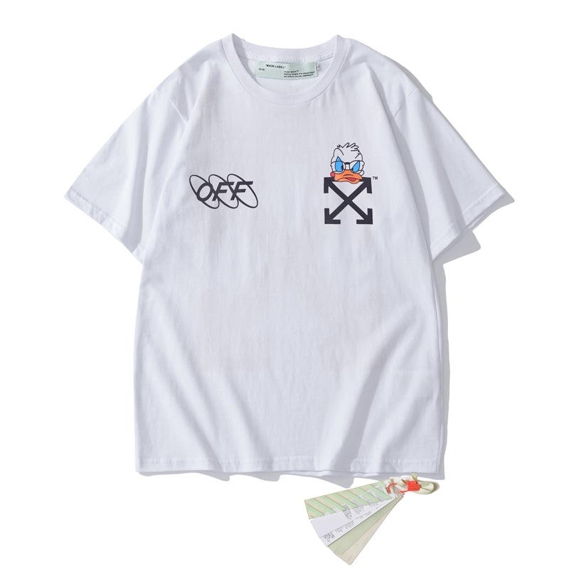 off white t shirt donald duck