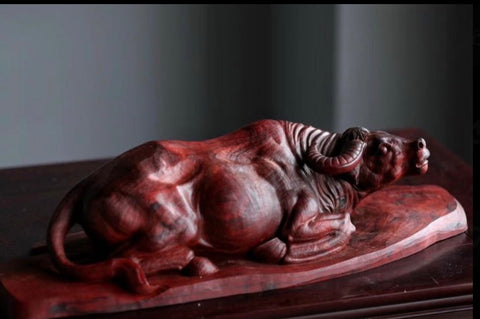 buffalo-sculpture-wooden-statue