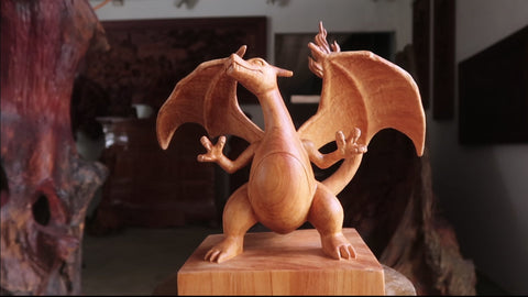 dragon-anime-style-art-wooden-statue