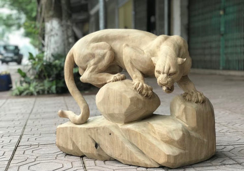 cheetah-animal-wood-sculpture-statue-art