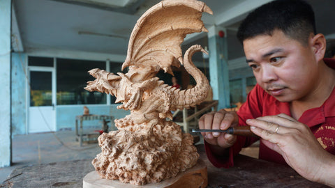 dragon-chinese-style-art-wooden-statue