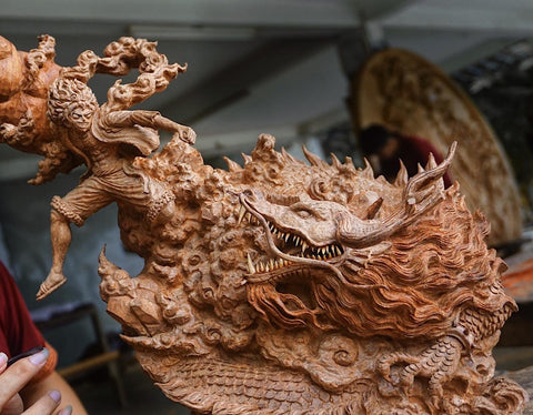 dragon-wood-sculpture-statue-carving