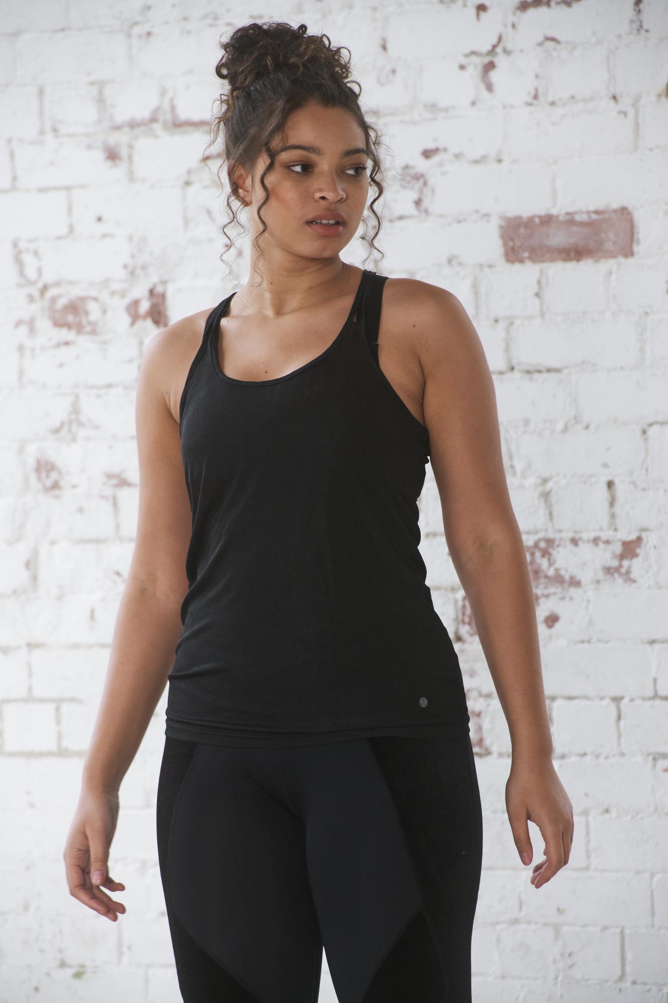 Lightweight Tank Top with Keyhole Back