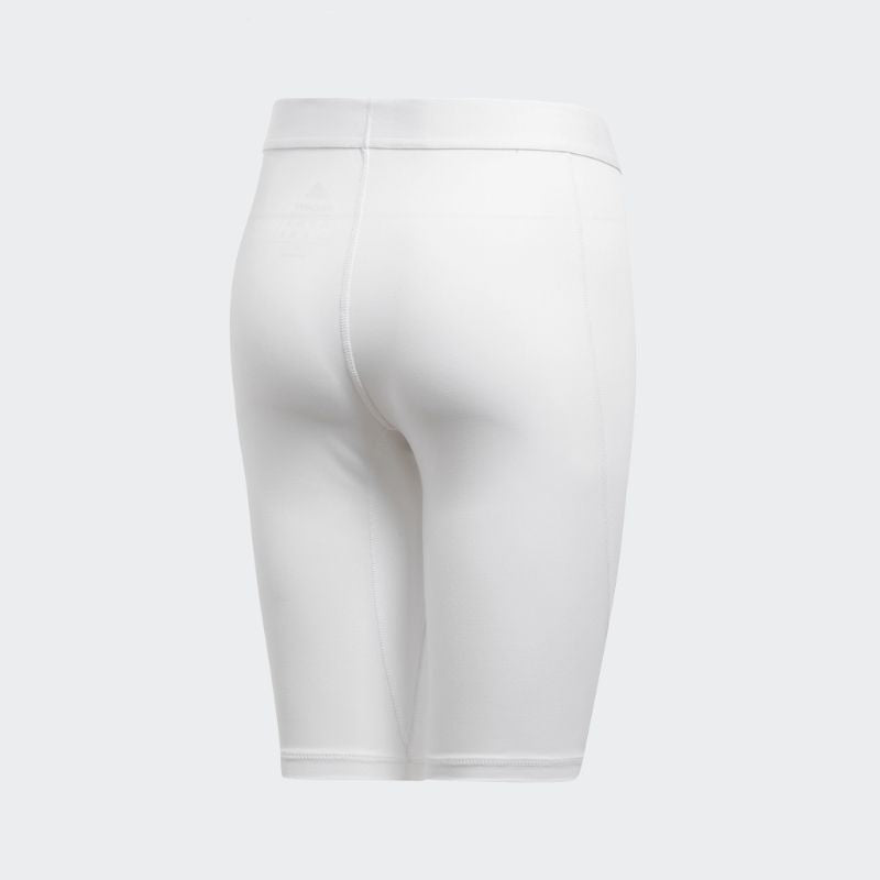 Adidas Alphaskin Youth Compression Shorts - White