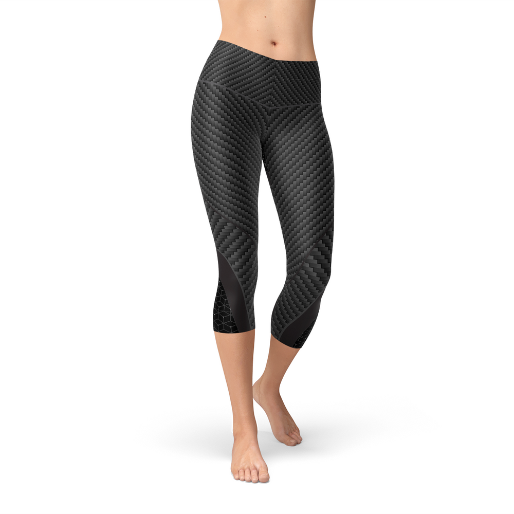 Wolf Capri Leggings