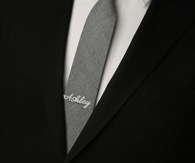 Tie Clip, Engraved Tie Pin, Custom Name Tie Clip, Personalized Tie Clip, Gift for Groom, Men's Silver Tie Clip, Silver Color Tie Pins, BonoGifts