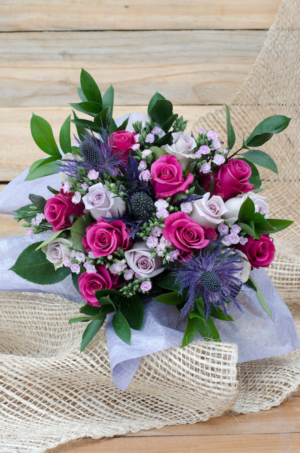 Queens Crown  Lavender Garden Roses - Flower Explosion Online