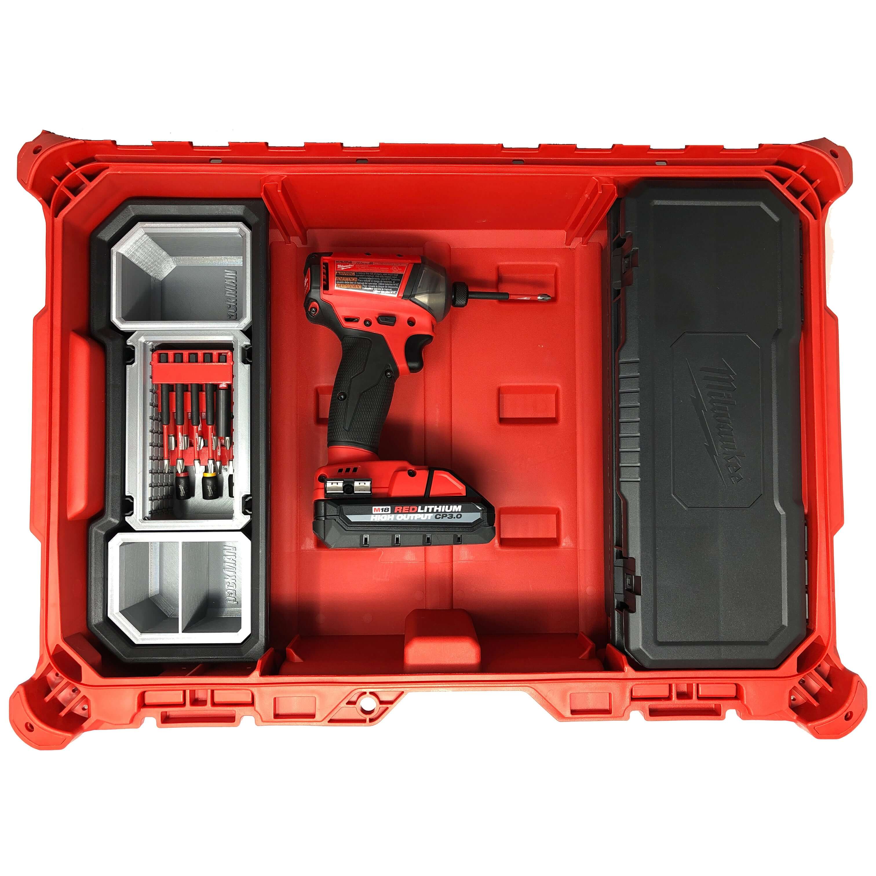 Insert Bins for Packout Toolbox Interior Trays (set of 3)
