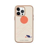 RHINOSHIELD X I Love Doodle SolidSuit iPhone 14 Pro Max Case - Cat Landscape - Hairball