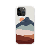 RHINOSHIELD X I Love Doodle SolidSuit iPhone 14 Pro Max Case - Cat Landscape - Mountain