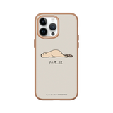 RHINOSHIELD X I Love Doodle SolidSuit iPhone 14 Pro Max Case - Dam IT