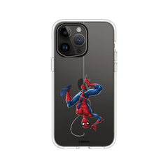 RHINOSHIELD | Marvel Clear iPhone 14 Pro Max Case - Spider-Man Upside Down