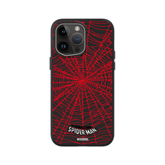 RHINOSHIELD | Marvel SolidSuit iPhone 14 Pro Max Case - Spiderman - Red web