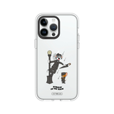 RHINOSHIELD | Warner Bros. 100th Anniversary Clear iPhone 14 Pro Max Case - Tom & Jerry - Singin in the Rain