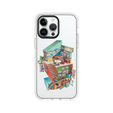 RhinoShield X Loka Made Clear iPhone 14 Pro Max Case - Kopitiam X Fish Village