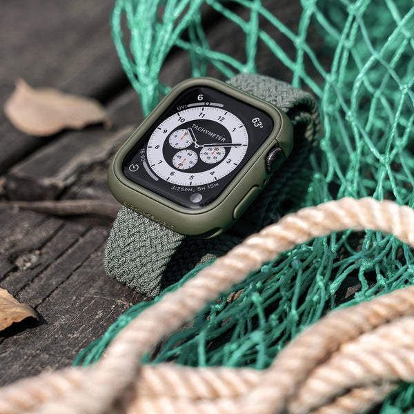 rhinoshield's apple watch braided strap- recycled material -nylon