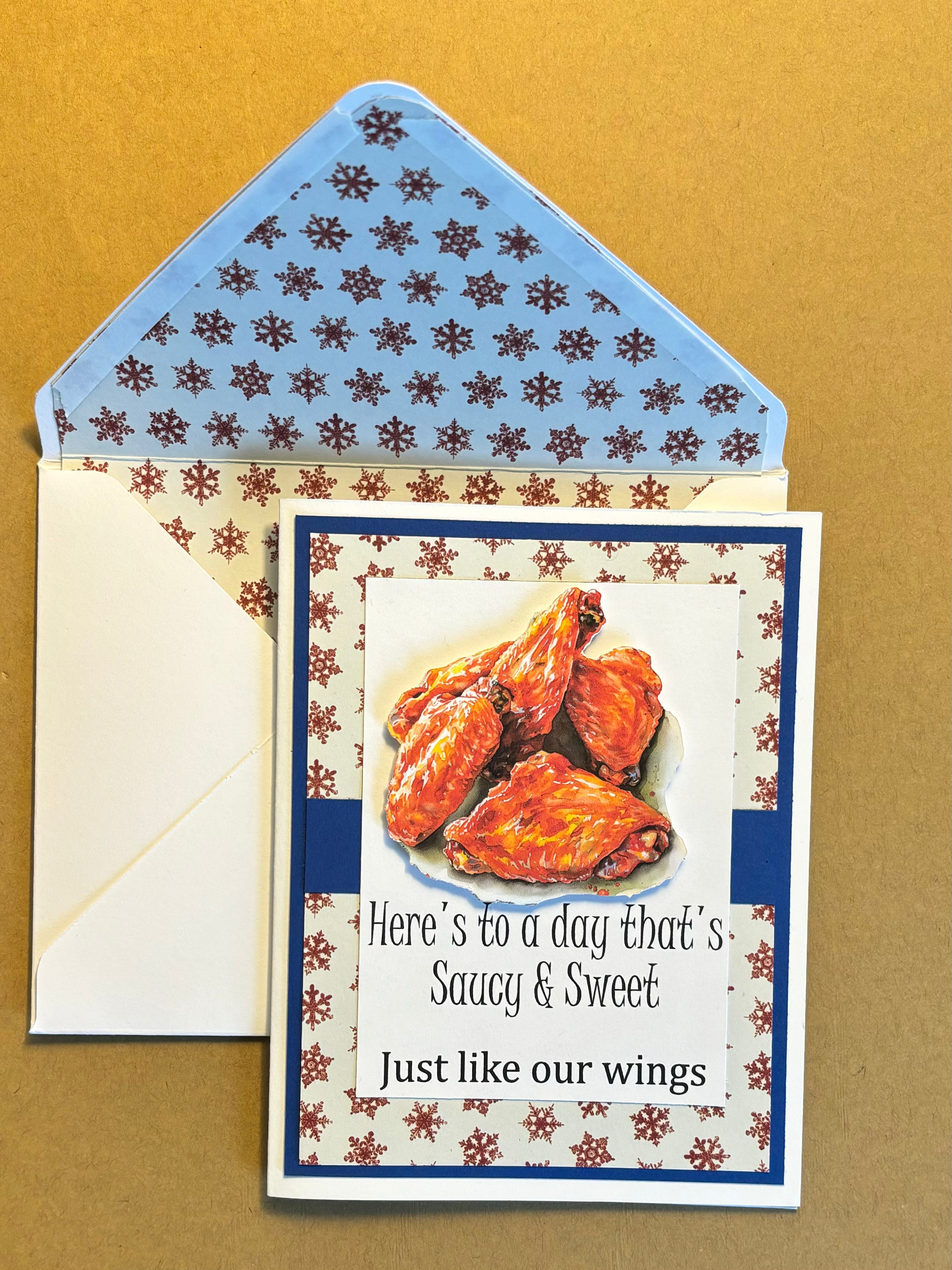 Saucy and Sweet Moments - Greeting Card