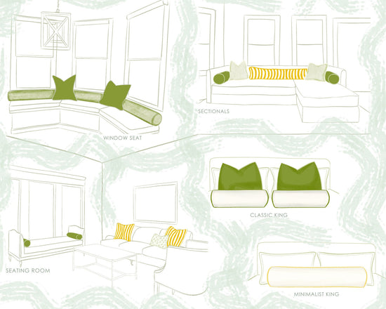 HOW NOT TO OVERLOAD: Guide to Sustainable Pillow Decor for Every Room