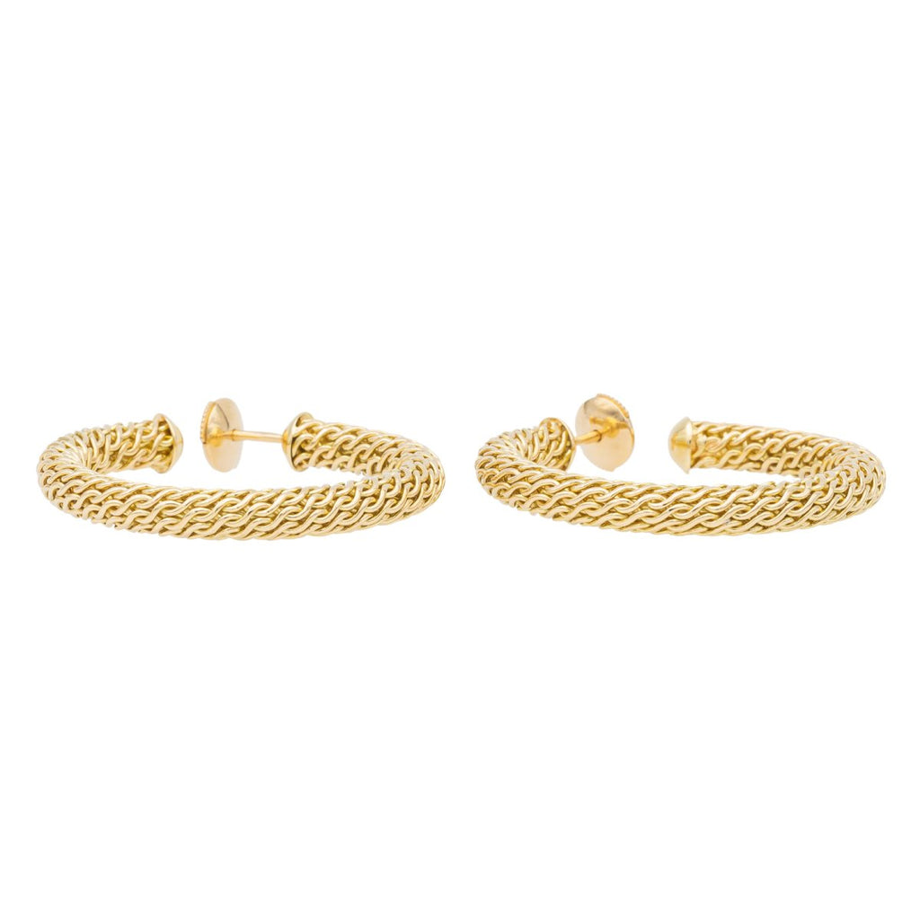 Sold at Auction: Tiffany & Co. Somerset 18k Gold Heart Mesh Ring