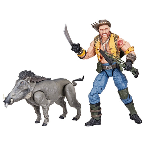 G.I. Joe Classified Series #125, Dreadnok Gnawgahyde and pets Porkbelly & Yobbo, Collectible 6 Inch Action Figure with 16 Accessories
