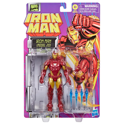 Marvel Legends Series Iron Man (Model 20) Action Figure Toy