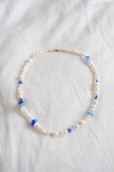 magic mushroom pearl necklace