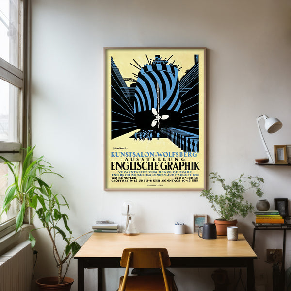 Edward Wadsworth Dazzle Ships Poster