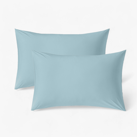 Product photo of Evercool cooling pillowcases in aqua blue