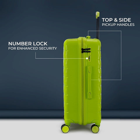 Vienna Hardside Lime Punch Trolley Bag